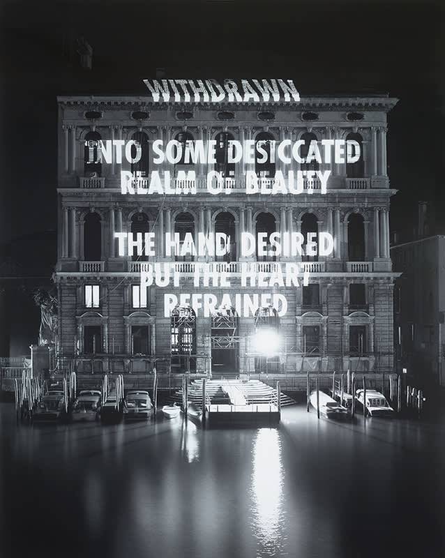 Jenny Holzer - The Hand desired ..., 2003 / ADAGP, Paris, 2025